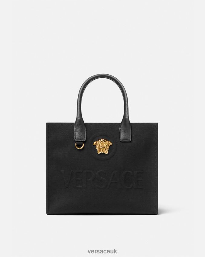Women Versace La Medusa Small Tote Bag 6D2D06331 Black Bags