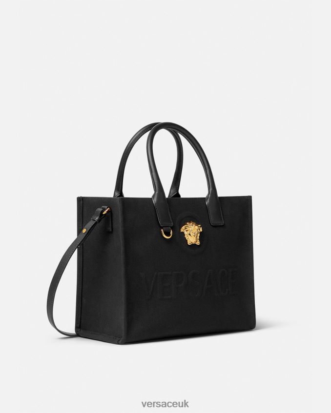 Women Versace La Medusa Small Tote Bag 6D2D06331 Black Bags