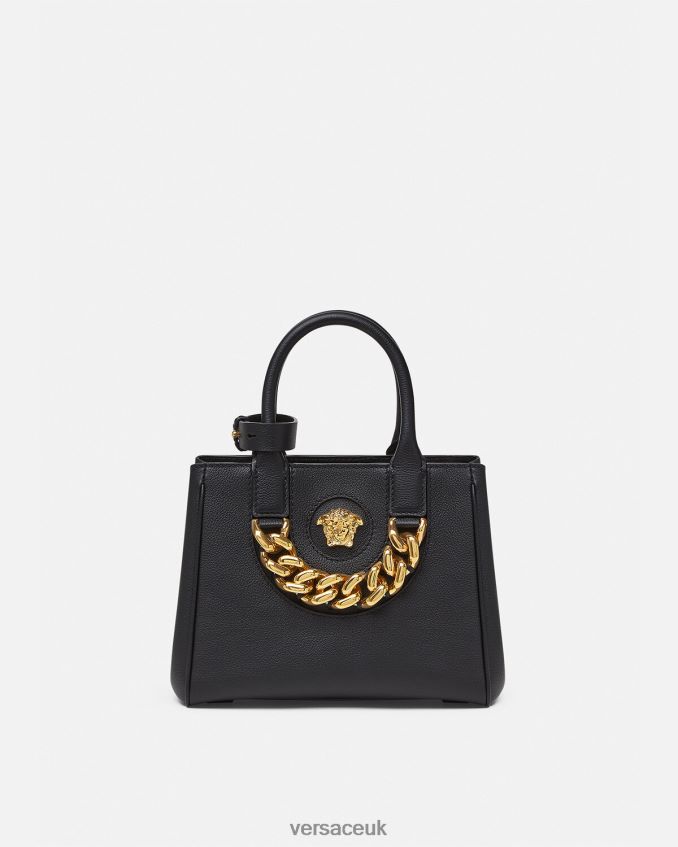 Women Versace La Medusa Small Tote Bag 6D2D06362 Black Bags