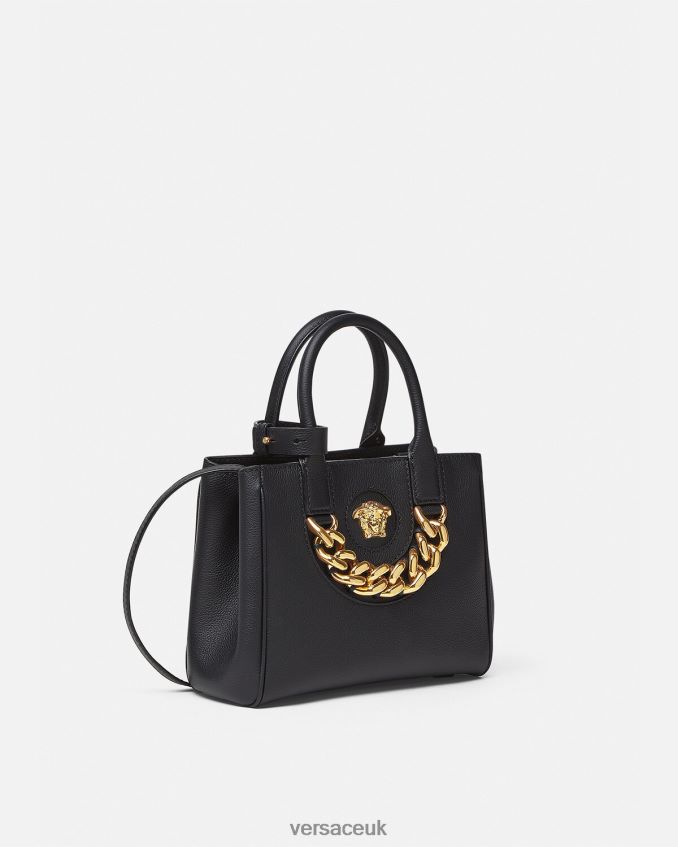 Women Versace La Medusa Small Tote Bag 6D2D06362 Black Bags