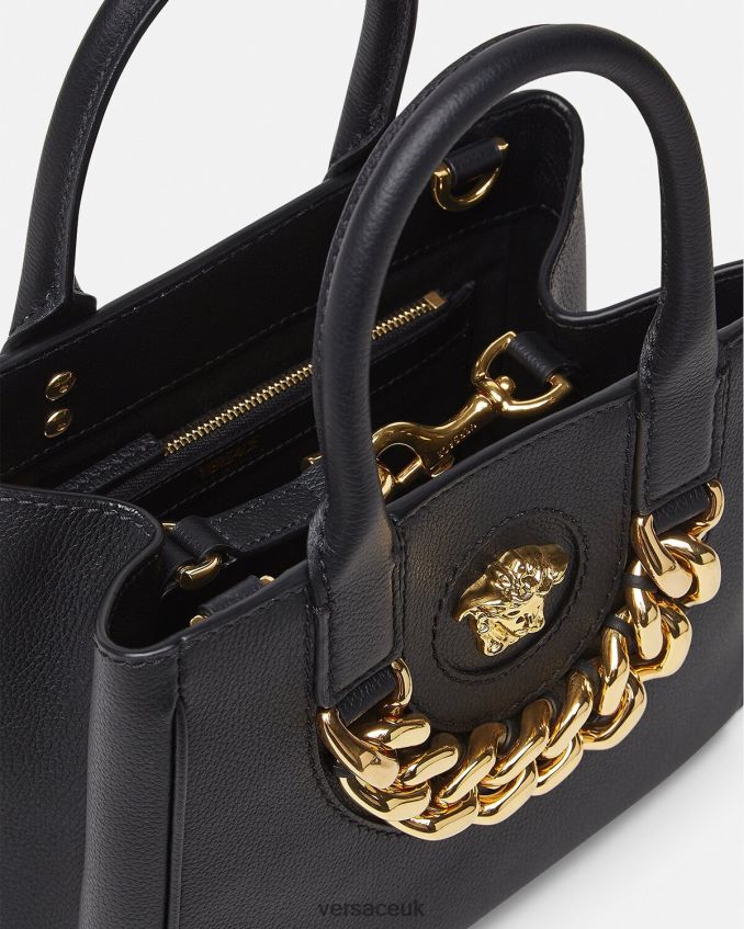 Women Versace La Medusa Small Tote Bag 6D2D06362 Black Bags