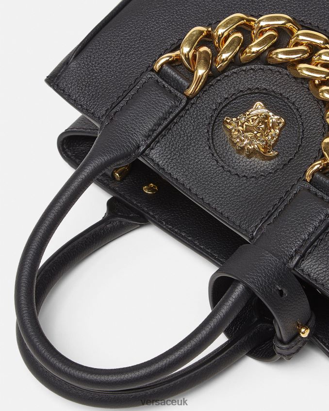 Women Versace La Medusa Small Tote Bag 6D2D06362 Black Bags