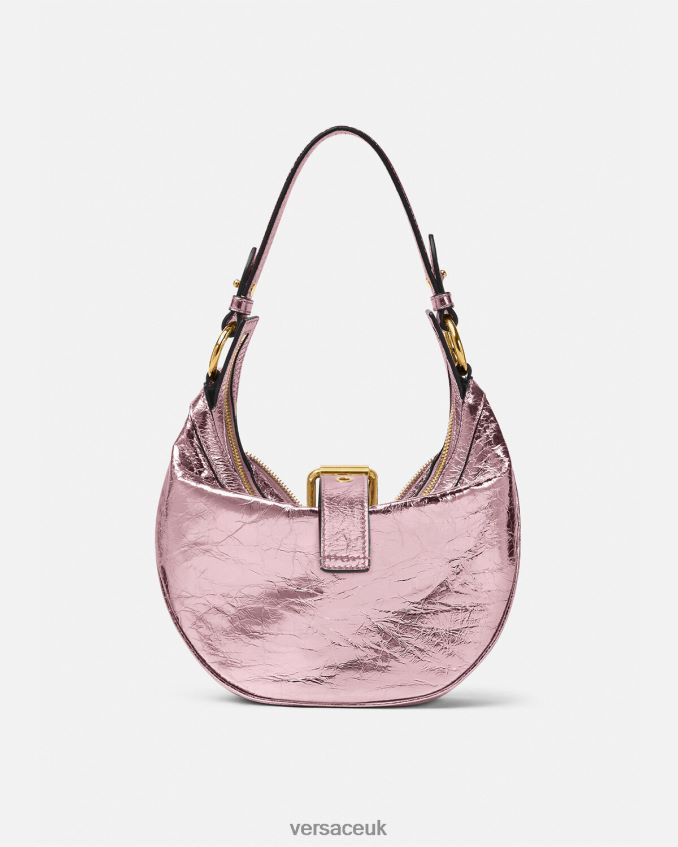 Women Versace Metallic Repeat Small Hobo Bag 6D2D06278 One Color Bags