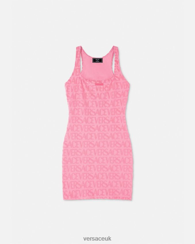 Women Versace Allover Towel Dress Cover-Up 6D2D061189 Pink Underwear & Beachwear