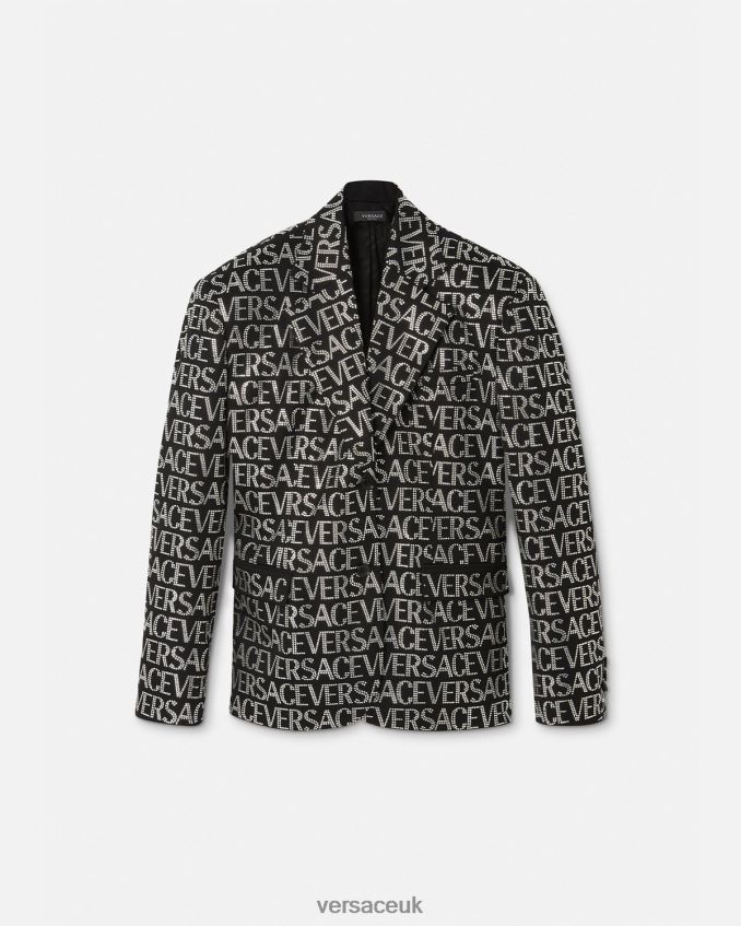 Women Versace Crystal Allover Blazer 6D2D06115 One Color Clothing