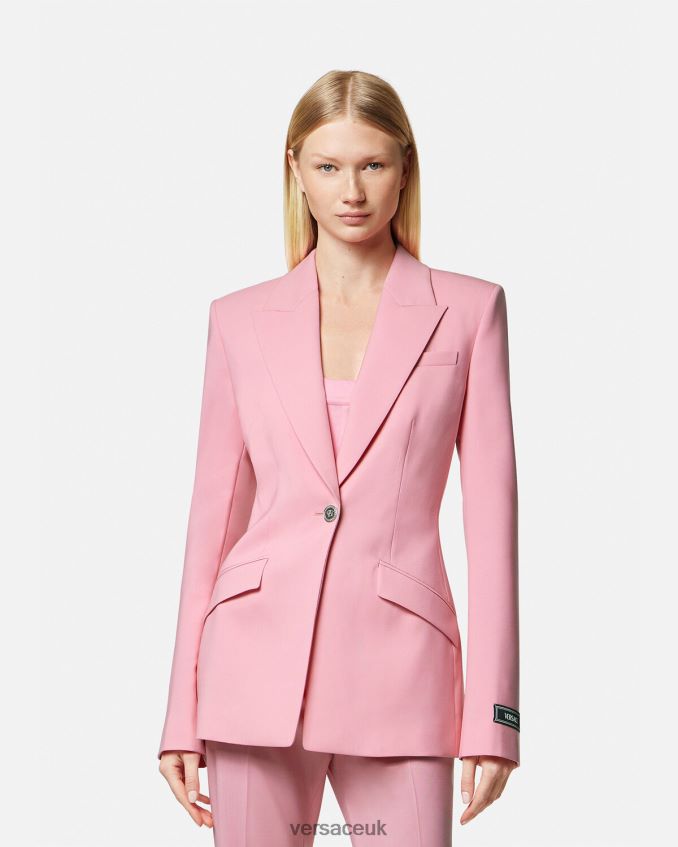 Women Versace Medusa Single-Breasted Blazer 6D2D06108 One Color Clothing