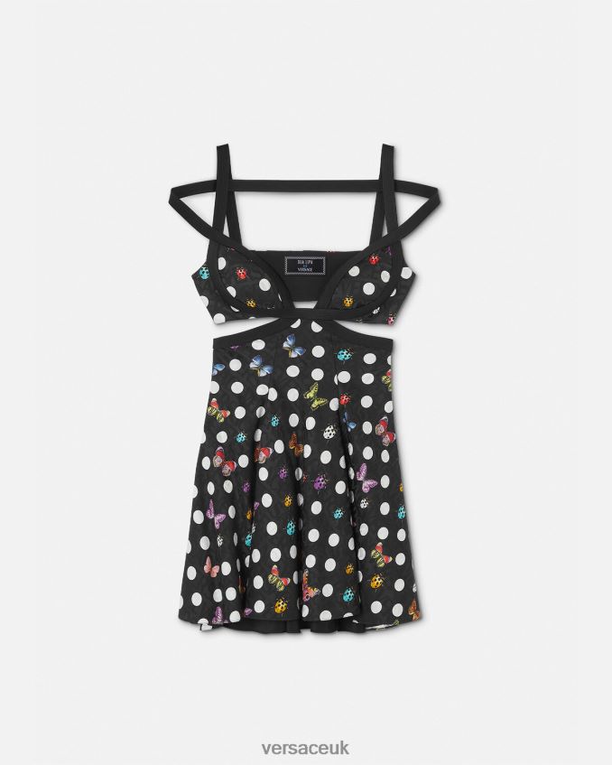 Women Versace Butterflies Cutout Mini Dress 6D2D068 One Color Clothing