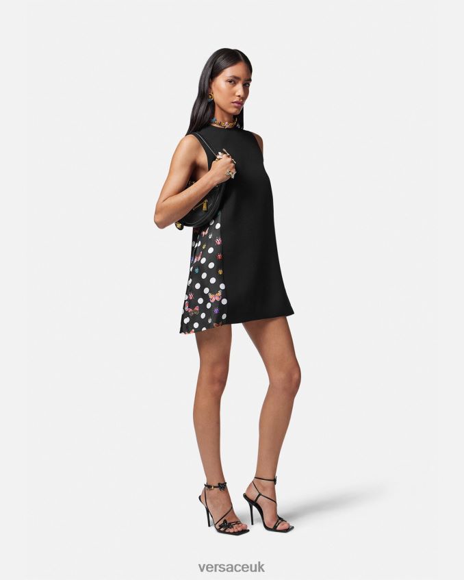 Women Versace Butterflies Mini Dress 6D2D063 One Color Clothing
