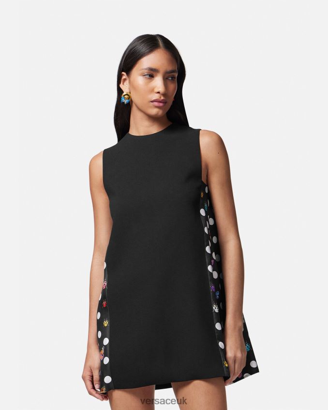 Women Versace Butterflies Mini Dress 6D2D063 One Color Clothing