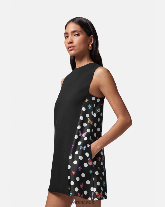 Women Versace Butterflies Mini Dress 6D2D063 One Color Clothing