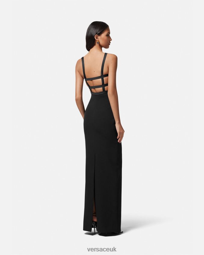 Women Versace Medusa Cutout Gown 6D2D0619 One Color Clothing