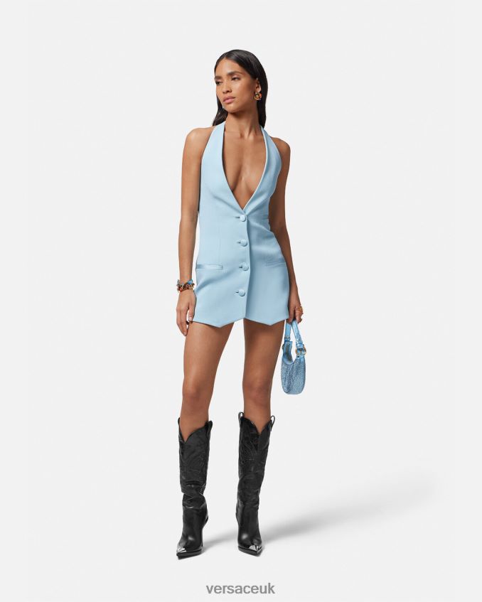 Women Versace Vest Mini Dress 6D2D0615 One Color Clothing