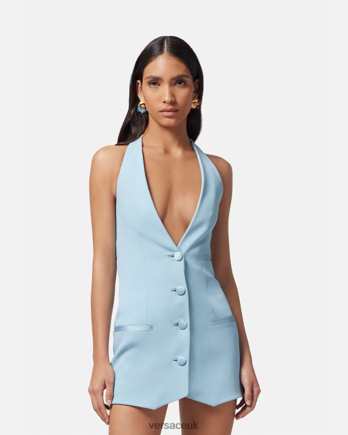 Women Versace Vest Mini Dress 6D2D0615 One Color Clothing