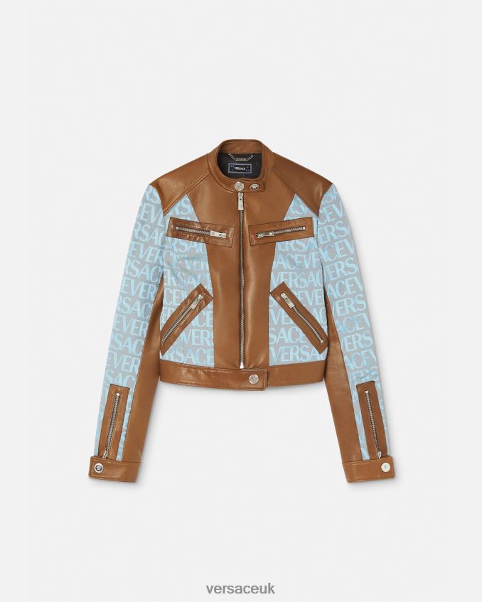Women Versace Allover Jacket 6D2D0684 Print Clothing