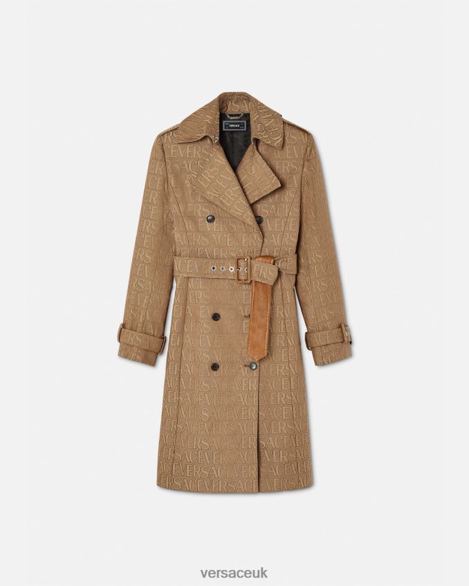 Women Versace Allover Trench Coat 6D2D0682 Print Clothing