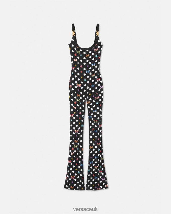 Women Versace Butterflies Medusa '95 Jumpsuit 6D2D067 One Color Clothing