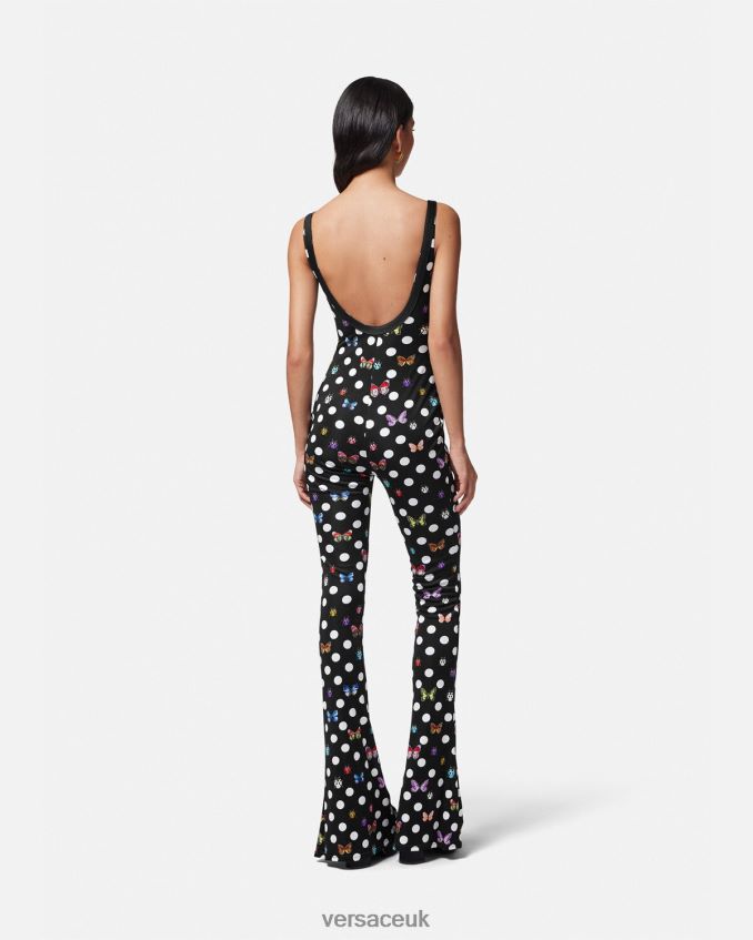 Women Versace Butterflies Medusa \'95 Jumpsuit 6D2D067 One Color Clothing