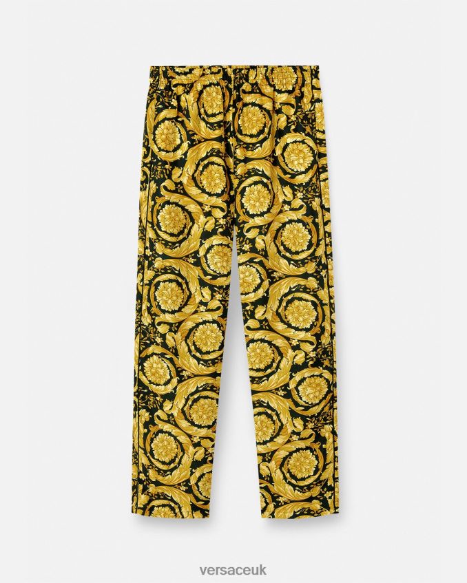 Women Versace Barocco Print Silk Pyjama Bottoms 6D2D061026 Print Underwear & Beachwear