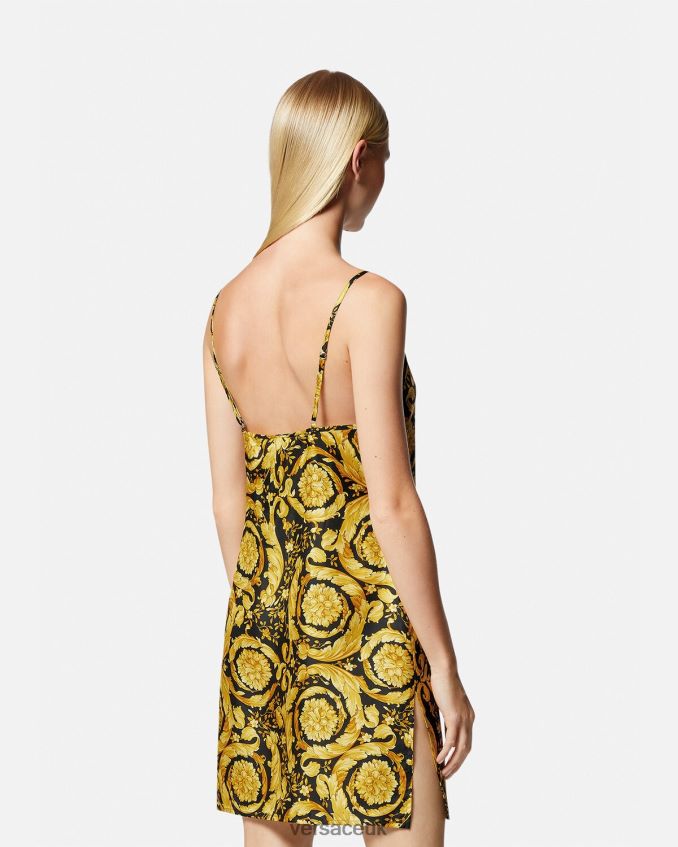 Women Versace Barocco Silk Pajama Slip 6D2D061029 Print Underwear & Beachwear