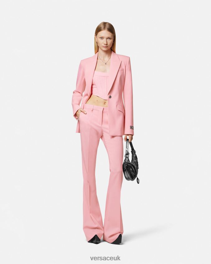 Women Versace Flared Trousers 6D2D06120 One Color Clothing