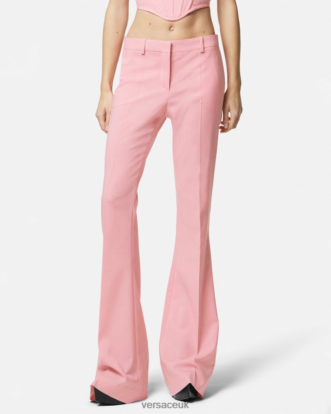 Women Versace Flared Trousers 6D2D06120 One Color Clothing