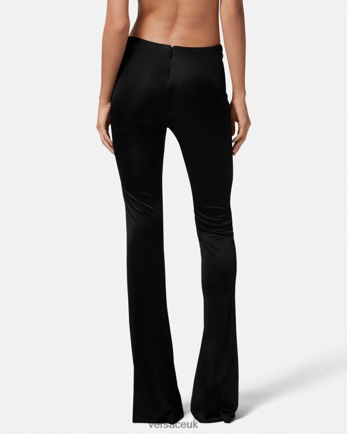 Women Versace Knotted Flared Pants 6D2D06190 One Color Clothing