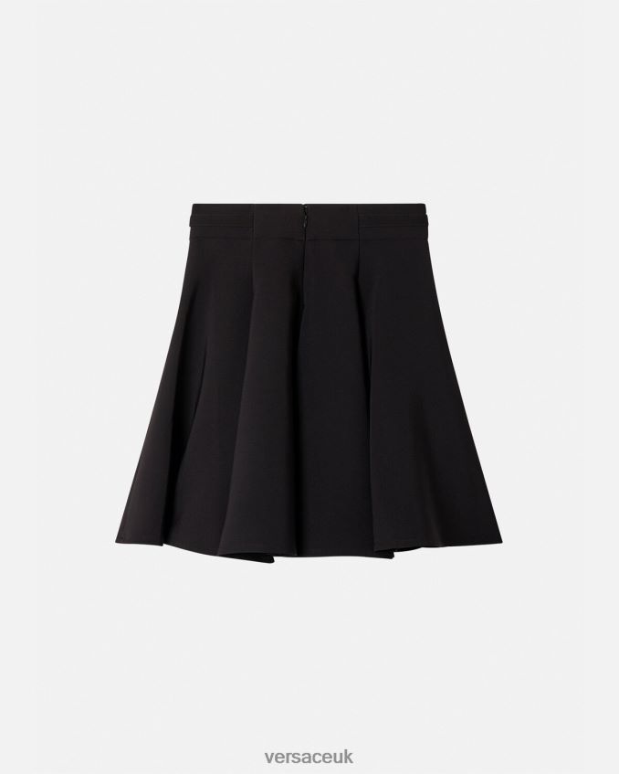 Women Versace Baroque Couture I Buckle Skirt 6D2D062252 Black Clothing