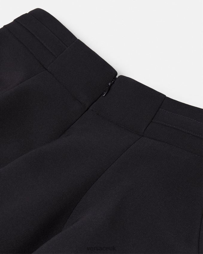 Women Versace Baroque Couture I Buckle Skirt 6D2D062252 Black Clothing