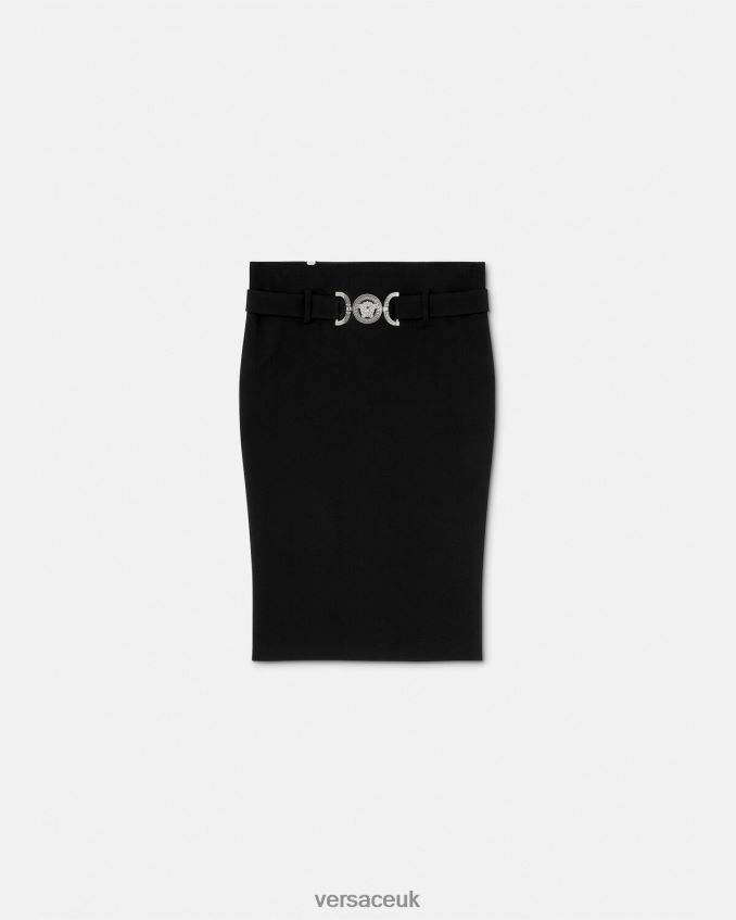 Women Versace Medusa '95 Midi Skirt 6D2D06174 Black Clothing