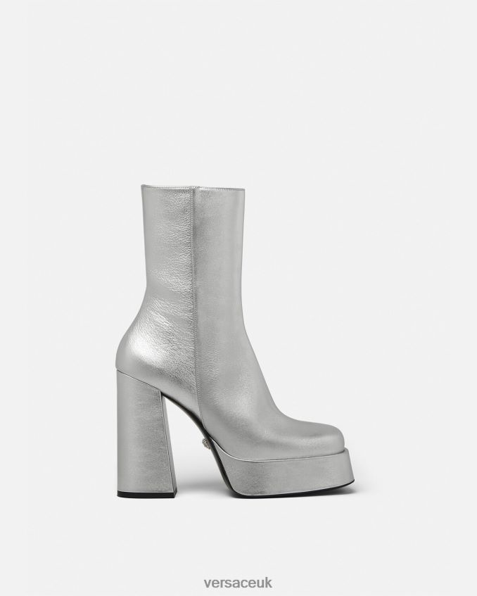 Women Versace Aevitas Metallic Platform Boots 6D2D06406 One Color Shoe