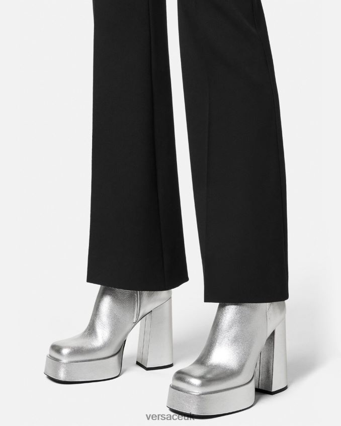 Women Versace Aevitas Metallic Platform Boots 6D2D06406 One Color Shoe