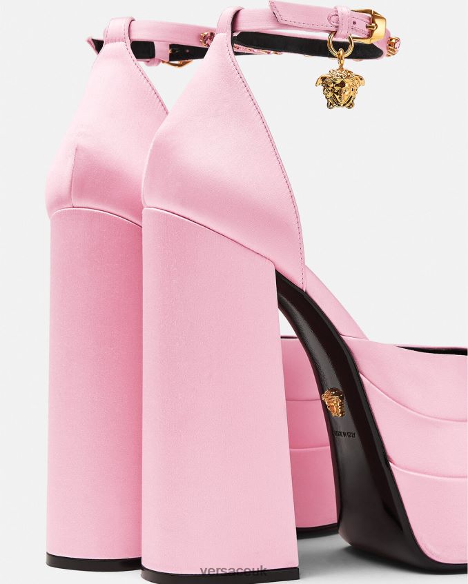 Women Versace Medusa Aevitas Platform Pumps 6D2D06423 Pink Shoe