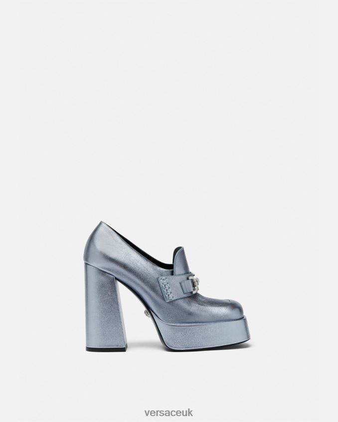 Women Versace Medusa '95 Metallic Platform Pumps 6D2D06485 One Color Shoe