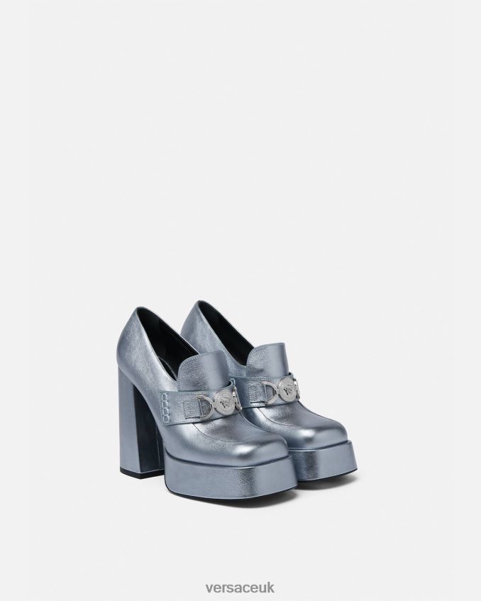 Women Versace Medusa \'95 Metallic Platform Pumps 6D2D06485 One Color Shoe