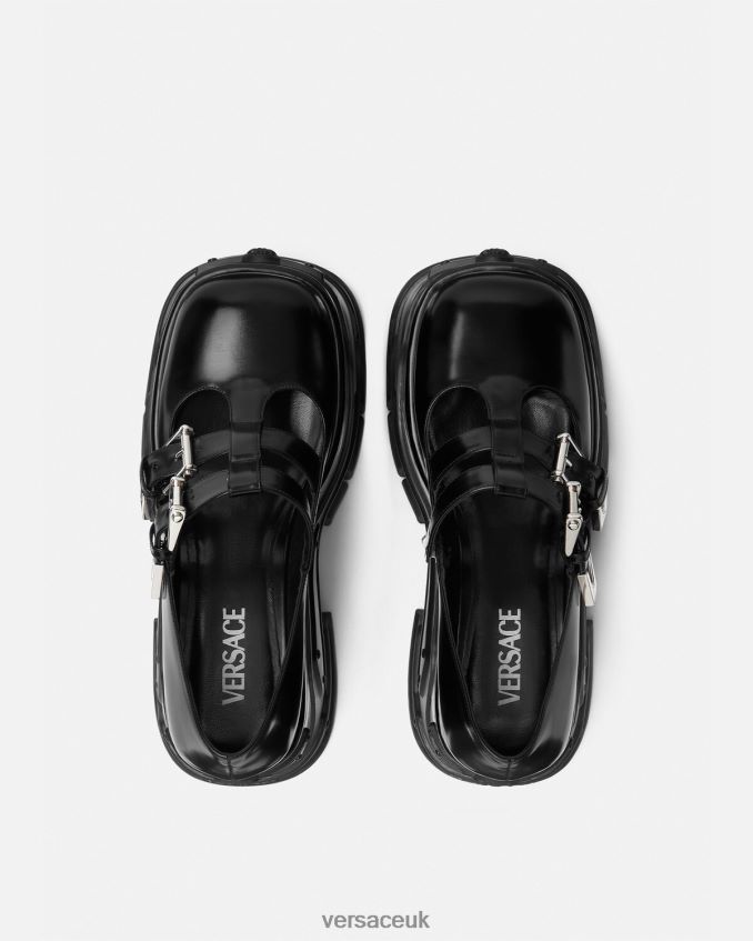Women Versace Medusa Anthem Platform Pumps 6D2D06497 Black Shoe