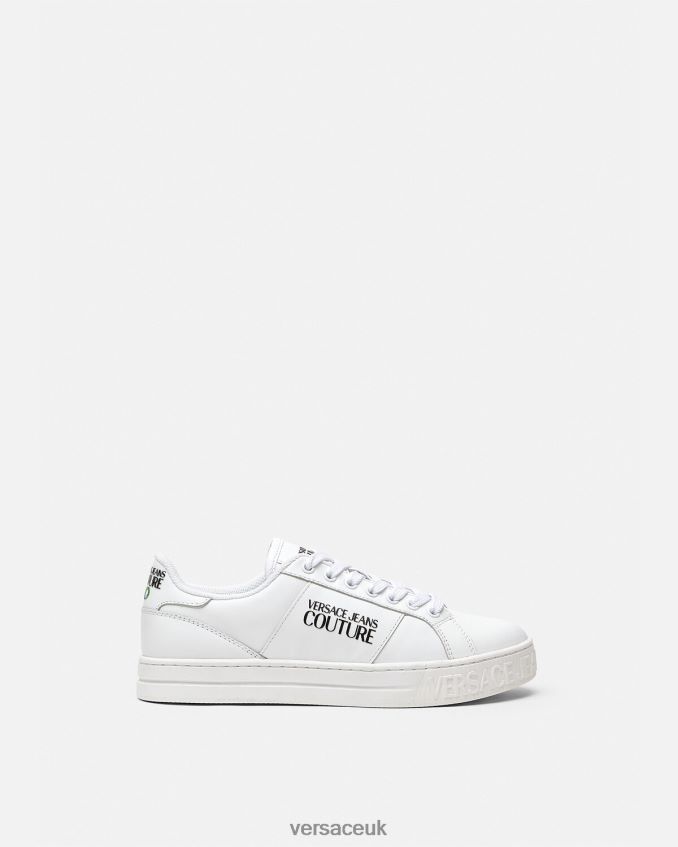 Women Versace Court 88 Sneakers 6D2D062313 White Shoe