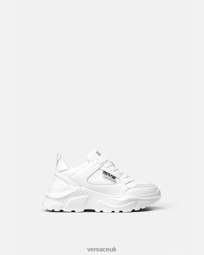 Women Versace Speedtrack Sneakers 6D2D062274 White Shoe