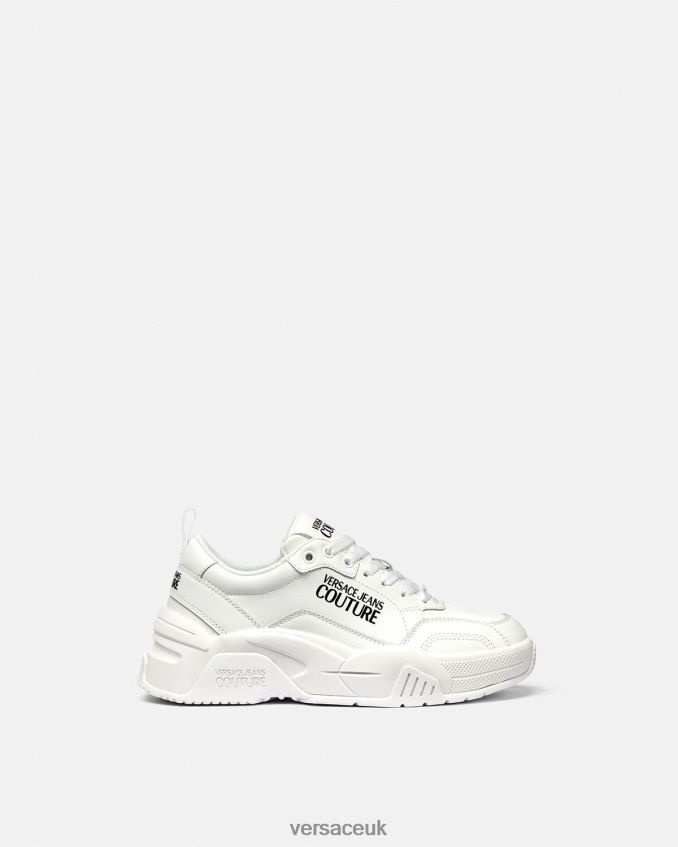 Women Versace Stargaze Sneakers 6D2D062266 White Shoe