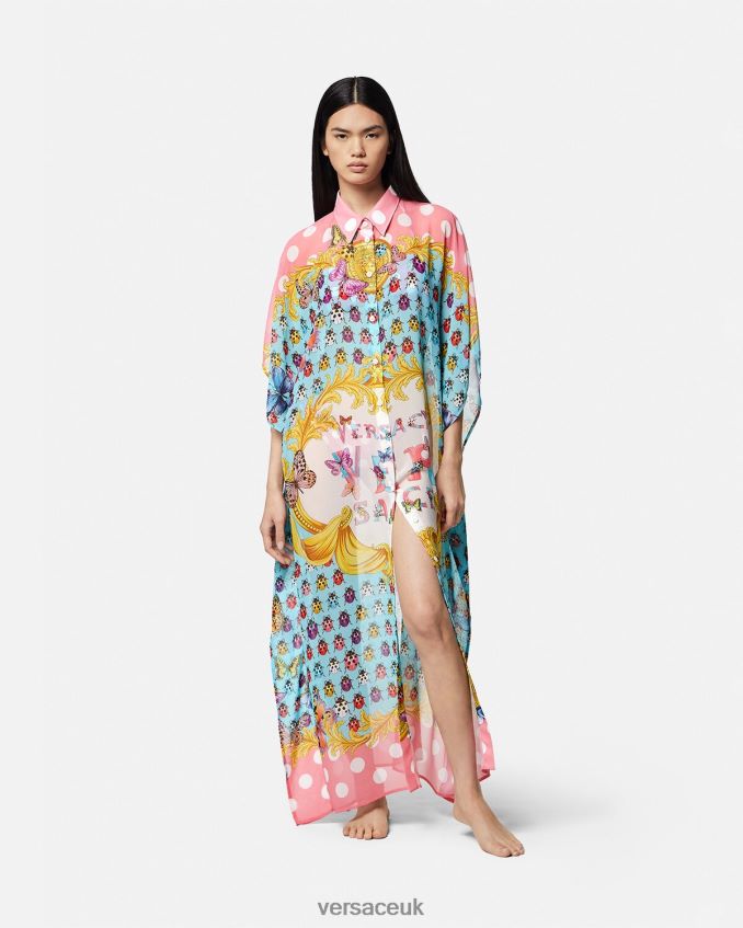 Women Versace Butterflies Shirt Cover-up 6D2D061193 Print Underwear & Beachwear