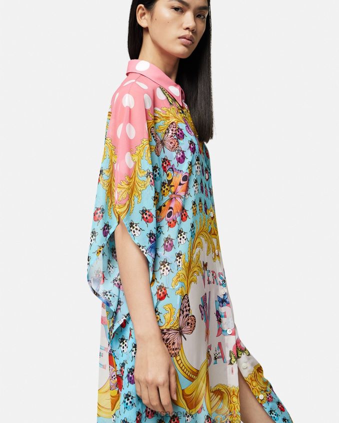 Women Versace Butterflies Shirt Cover-up 6D2D061193 Print Underwear & Beachwear