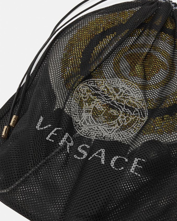 Women Versace Crete de Fleur Beach Racket Set 6D2D061204 Black Underwear & Beachwear
