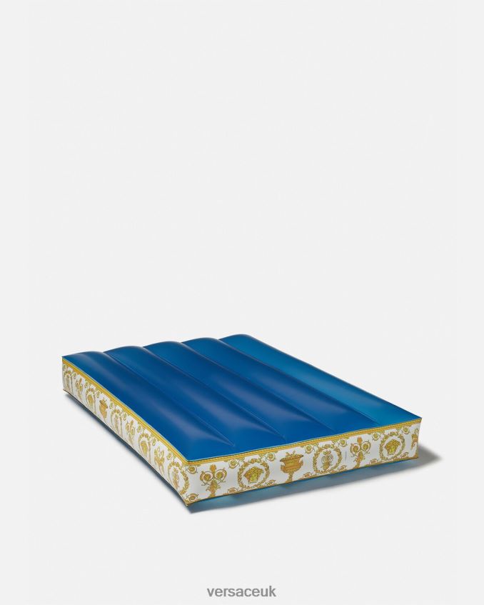 Women Versace Crete de Fleur Float Mattress 6D2D061213 Light Blue Underwear & Beachwear