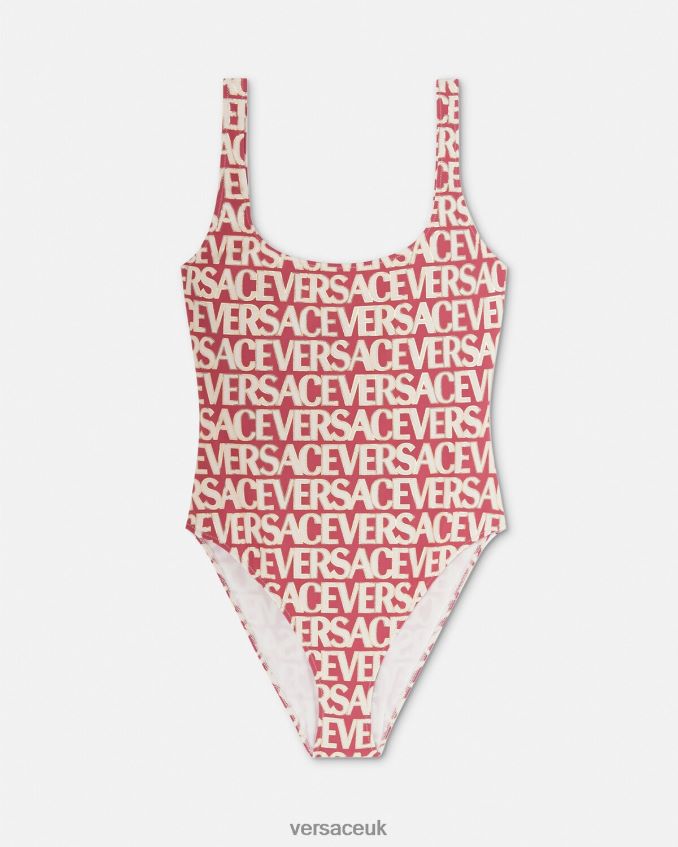 Women Versace Allover One-piece Swimsuit 6D2D061129 Print Underwear & Beachwear