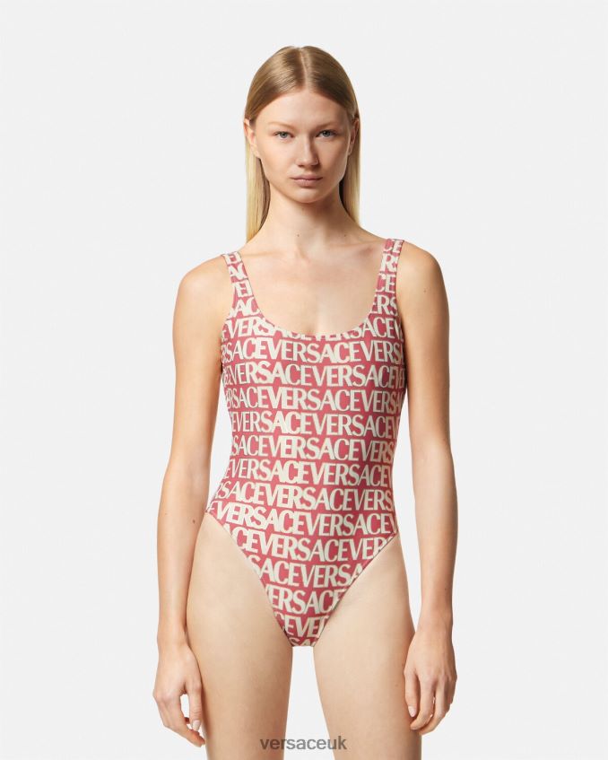 Women Versace Allover One-piece Swimsuit 6D2D061129 Print Underwear & Beachwear