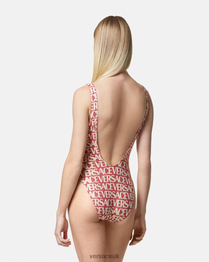 Women Versace Allover One-piece Swimsuit 6D2D061129 Print Underwear & Beachwear