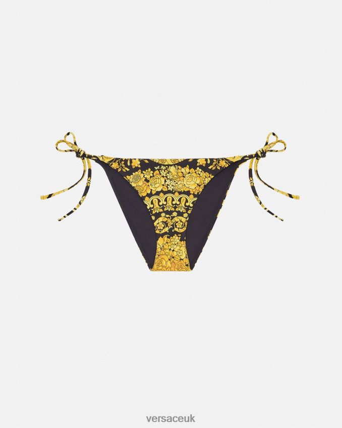 Women Versace Barocco Bikini Bottoms 6D2D061141 Print Underwear & Beachwear