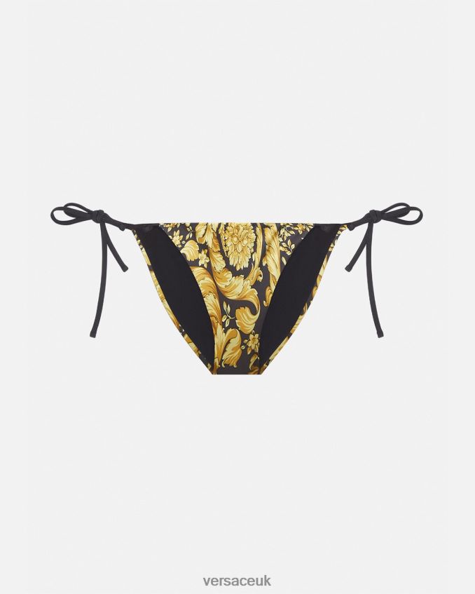 Women Versace Barocco Bikini Bottoms 6D2D061142 Print Underwear & Beachwear