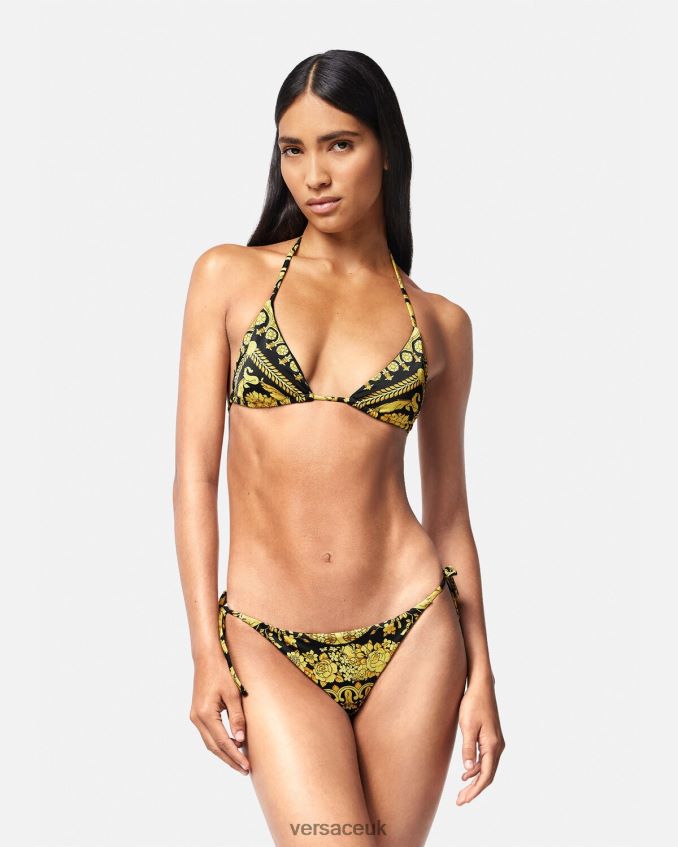 Women Versace Barocco Print Bikini Top 6D2D061138 Print Underwear & Beachwear