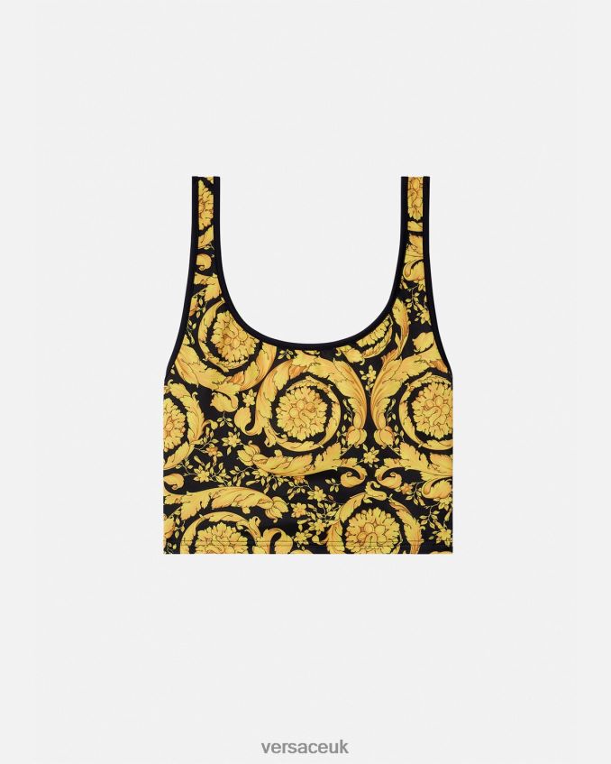 Women Versace Barocco Tankini Top 6D2D061172 Print Underwear & Beachwear