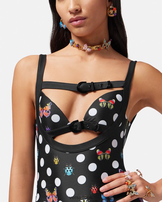 Women Versace Butterflies One-Piece Swimsuit 6D2D061117 Print Underwear & Beachwear